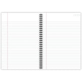 Cambridge Limited Notebook, 6 Pack Black Notebook, Legal Ruled, Professional Business Notebook, 80 Sheets, Spiral Wirebound Office Journal & Notebook For Quicknotes, Meeting for Women & Men, CAM10-402